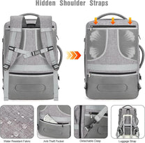 40L Waterproof Travel Laptop Backpack With USB Charging Port And Theft Protection