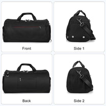 45L Waterproof Sports Duffel Bag With Shoe Compartment And Wet Pocket