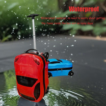 45.7 Cm Children&#39;s Trolley Case With Car Design