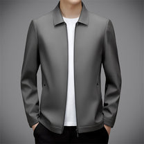 Men&#39;s Insulated Winter Jacket With Zip Closure And Pockets