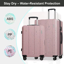 5-In-1 Luggage Set With Three Suitcases And Two Bags