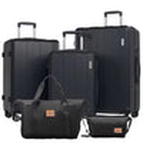 5-In-1 Luggage Set With Three Suitcases And Two Bags