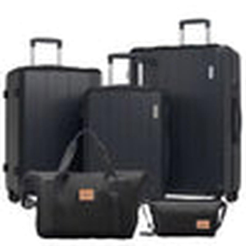 5-In-1 Luggage Set With Three Suitcases And Two Bags