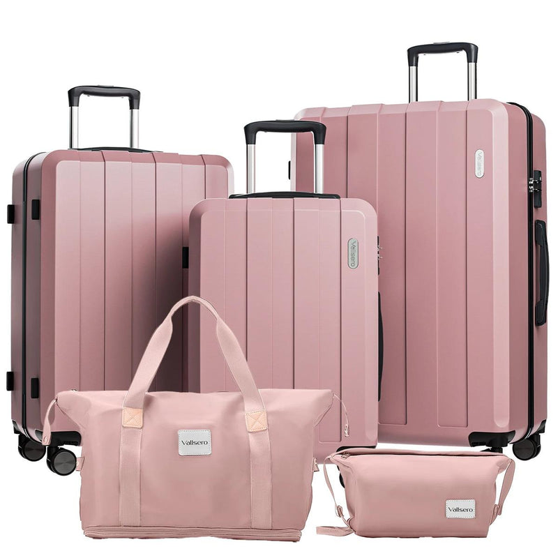 5-In-1 Luggage Set With Three Suitcases And Two Bags