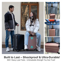5-In-1 Luggage Set With Three Suitcases And Two Bags