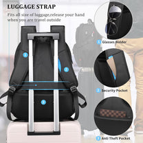 50L Waterproof Extra Large Travel Laptop Backpack With USB Charging Port
