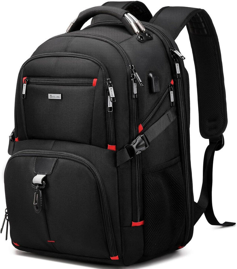 50L Waterproof Extra Large Travel Laptop Backpack With USB Charging Port
