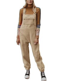 Comfortable Polar Fleece Dungarees With Adjustable Straps