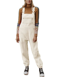 Comfortable Polar Fleece Dungarees With Adjustable Straps