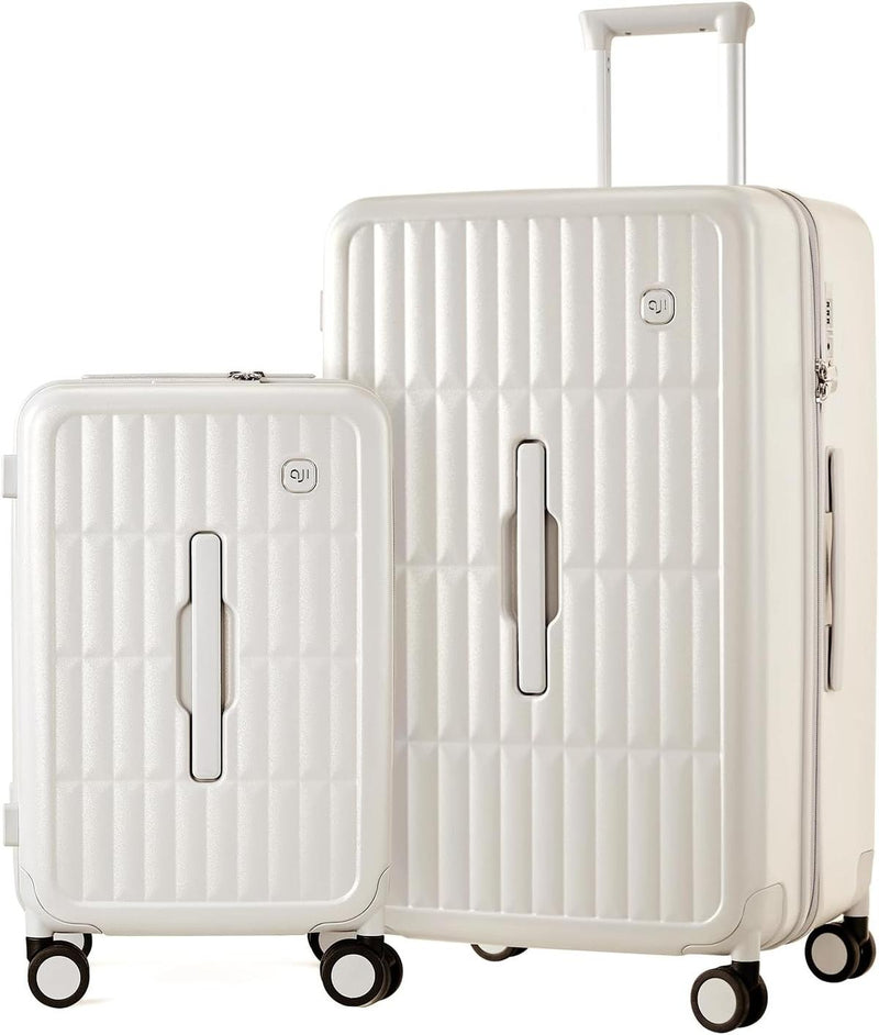 55 Cm Cabin Luggage With 3:7 Split Design And Durable PC Hard Shell