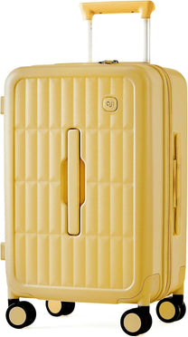 55 Cm Cabin Luggage With 3:7 Split Design And Durable PC Hard Shell