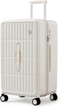 55 Cm Cabin Luggage With 3:7 Split Design And Durable PC Hard Shell