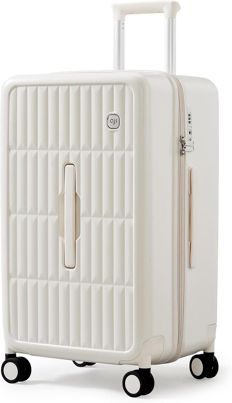 55 Cm Cabin Luggage With 3:7 Split Design And Durable PC Hard Shell