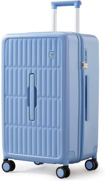 55 Cm Cabin Luggage With 3:7 Split Design And Durable PC Hard Shell