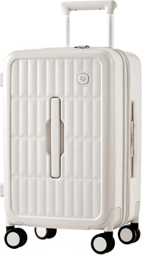 55 Cm Cabin Luggage With 3:7 Split Design And Durable PC Hard Shell