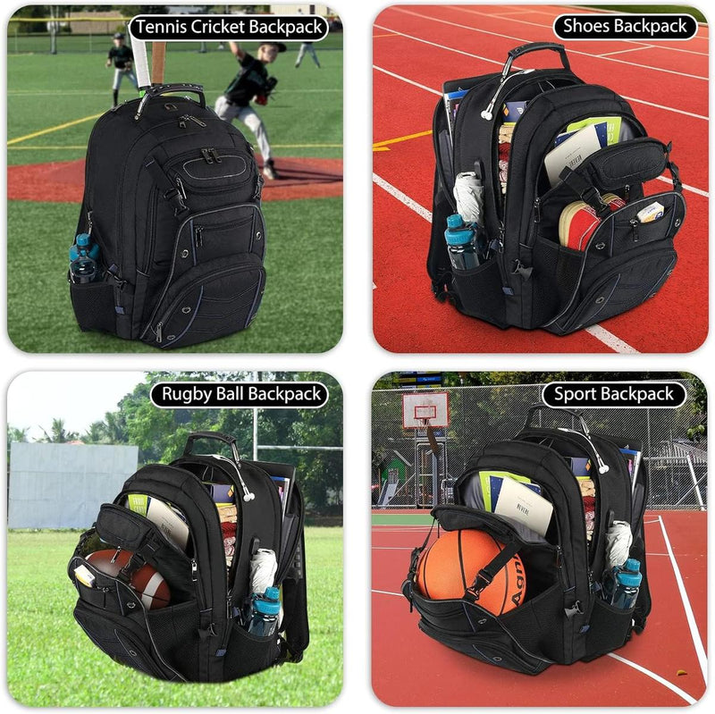 55L Extra-Large Travel Laptop Backpack With USB Charging And RFID Protection
