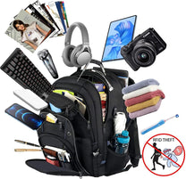 55L Extra-Large Travel Laptop Backpack With USB Charging And RFID Protection