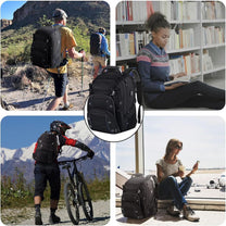 55L Extra-Large Travel Laptop Backpack With USB Charging And RFID Protection