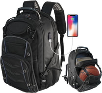 55L Extra-Large Travel Laptop Backpack With USB Charging And RFID Protection
