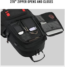 60L Waterproof Travel Laptop Backpack With USB Charging And Shoe Compartment