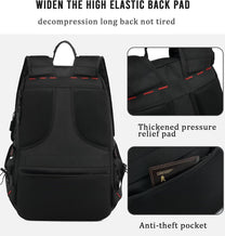 60L Waterproof Travel Laptop Backpack With USB Port And Shoe Compartment