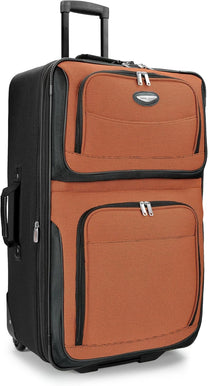 8-Piece Softshell Luggage Set With Packing Cubes And TSA Lock