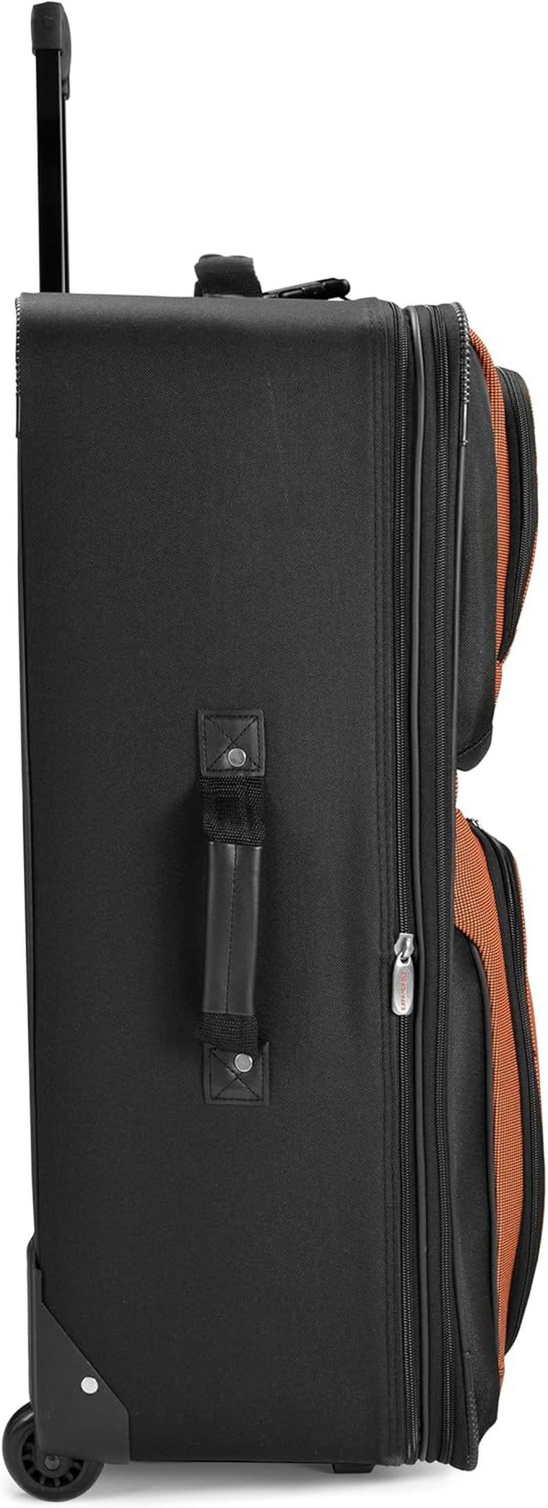 8-Piece Softshell Luggage Set With Packing Cubes And TSA Lock