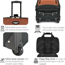 8-Piece Softshell Luggage Set With Packing Cubes And TSA Lock