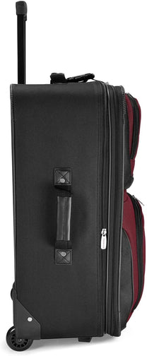 8-Piece Softshell Luggage Set With Packing Cubes And TSA Lock