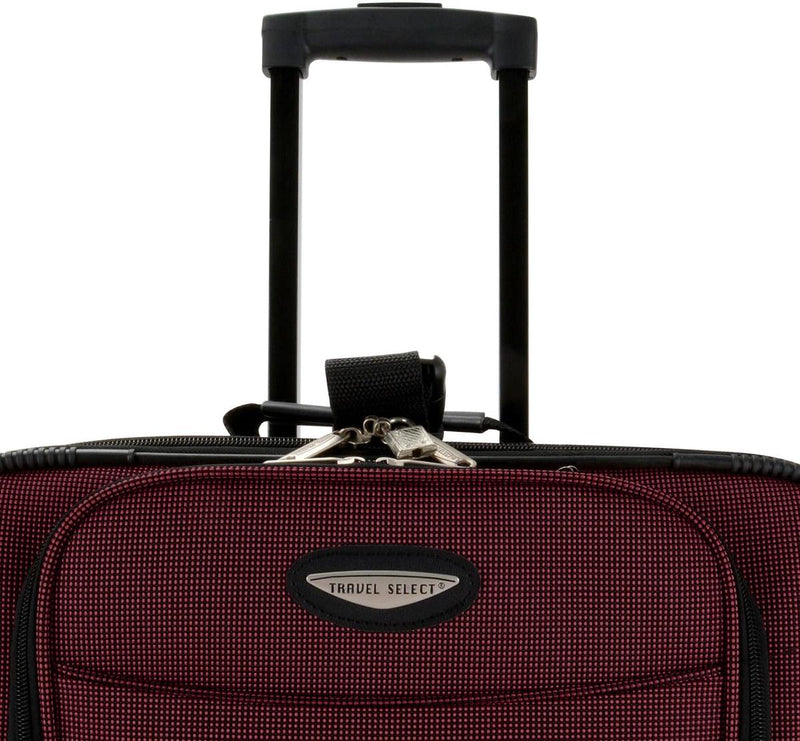 8-Piece Softshell Luggage Set With Packing Cubes And TSA Lock