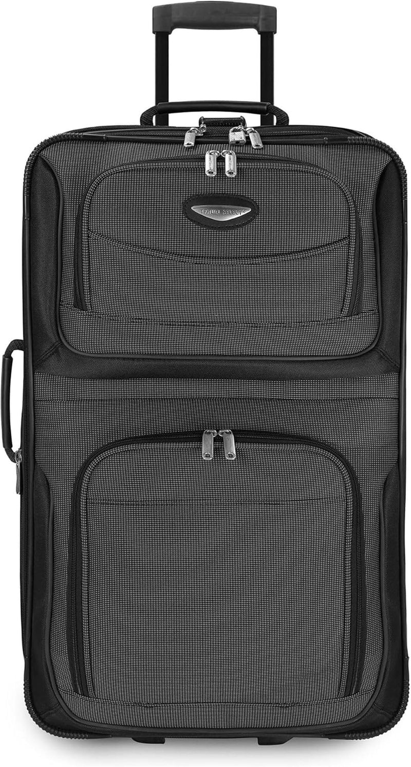8-Piece Softshell Luggage Set With Packing Cubes And TSA Lock