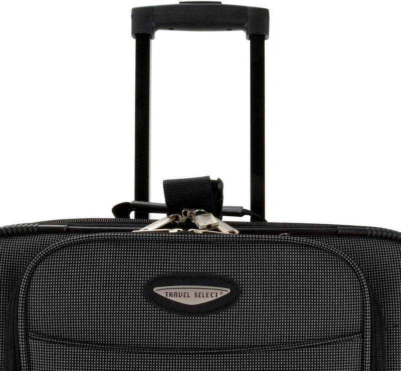 8-Piece Softshell Luggage Set With Packing Cubes And TSA Lock