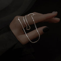 925 Sterling Silver Necklace Set - 2 Pieces