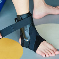 Adjustable Ankle Support Brace With Dual Plates