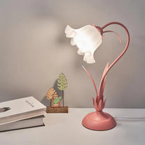 Adjustable Floral LED Table Lamp With Flexible Stem