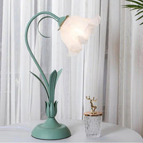 Adjustable Floral LED Table Lamp With Flexible Stem