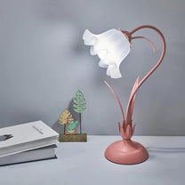 Adjustable Floral LED Table Lamp With Flexible Stem