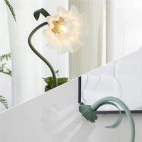 Adjustable Floral LED Table Lamp With Flexible Stem