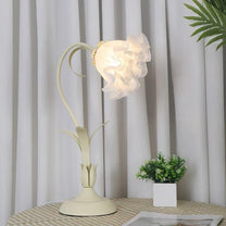 Adjustable Floral LED Table Lamp With Flexible Stem