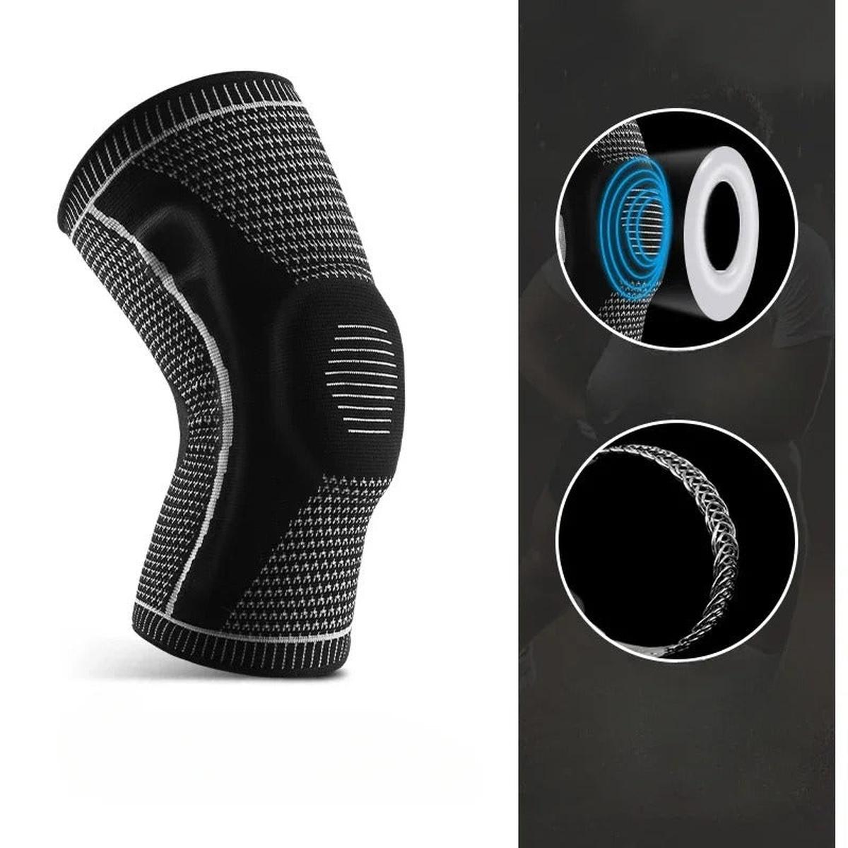 Adjustable Knee Brace With Silicone Patella Support