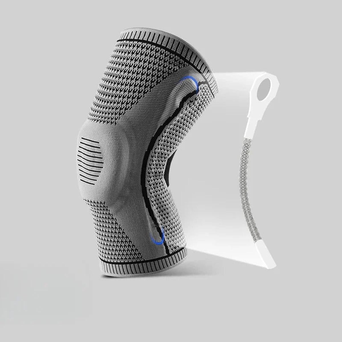 Adjustable Knee Brace With Silicone Patella Support