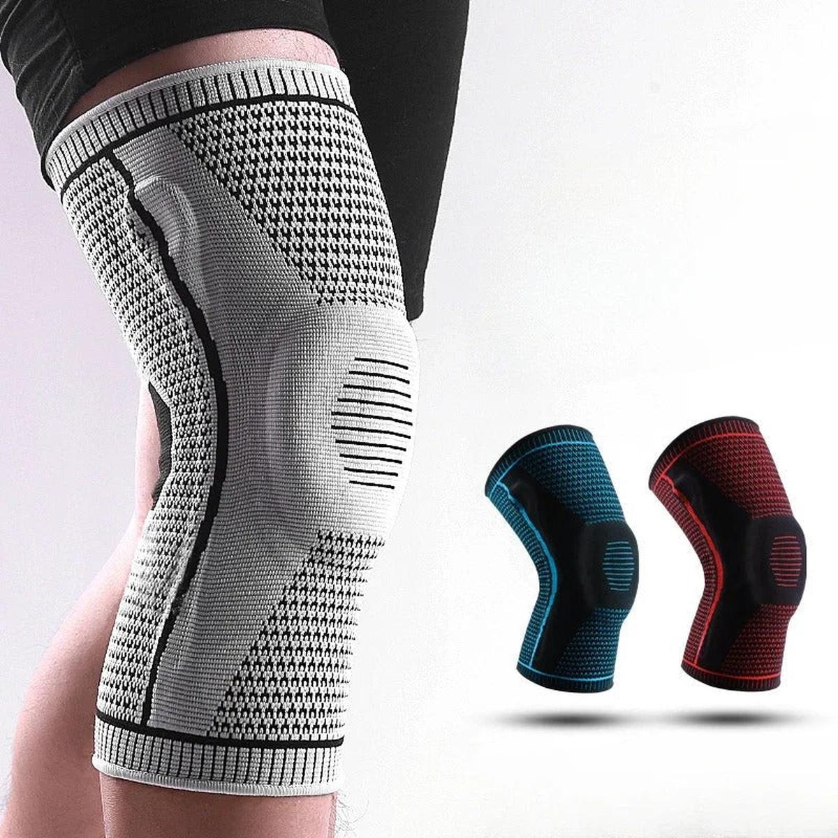 Adjustable Knee Brace With Silicone Patella Support
