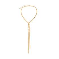 Adjustable Long Snake Chain Necklace For Women