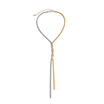 Adjustable Long Snake Chain Necklace For Women