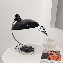 Adjustable Vintage Iron Desk Lamp With LED Compatibility