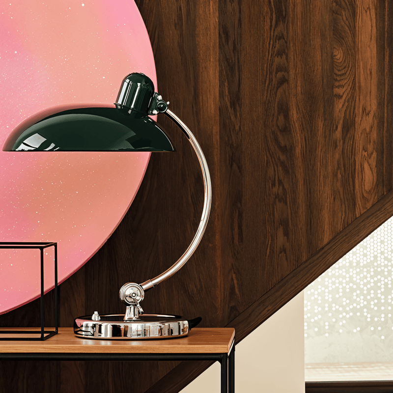 Adjustable Vintage Iron Desk Lamp With LED Compatibility