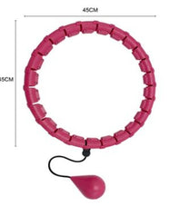Adjustable Weighted Exercise Hoop For Full-Body Workouts
