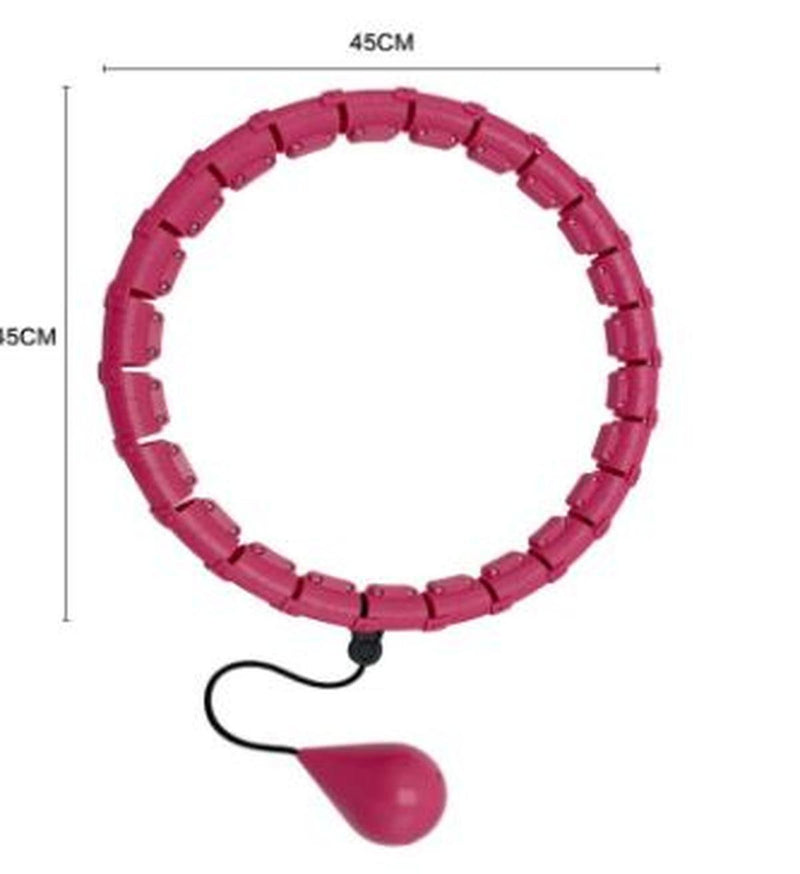 Adjustable Weighted Exercise Hoop For Full-Body Workouts