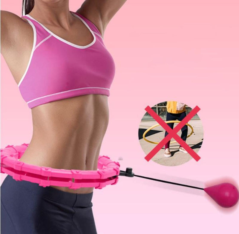 Adjustable Weighted Exercise Hoop For Full-Body Workouts