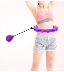 Adjustable Weighted Exercise Hoop For Full-Body Workouts
